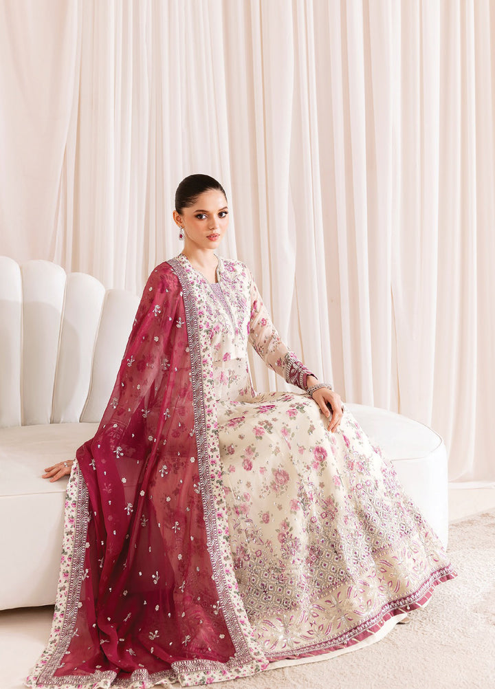 Xenia Formals Unstitched Embroidered Chiffon 3 Piece Suits XE25FU D-02 Dameera - Formal Collection