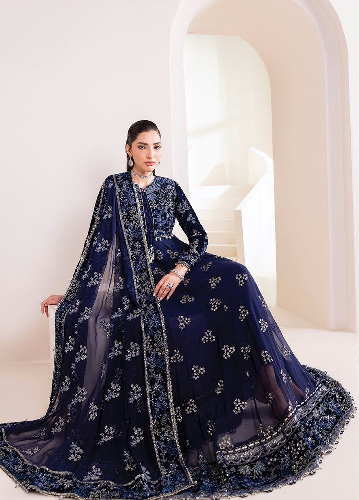 Xenia Formals Unstitched Embroidered Chiffon 3 Piece Suits XE25FU D-07 Maklina - Formal Collection