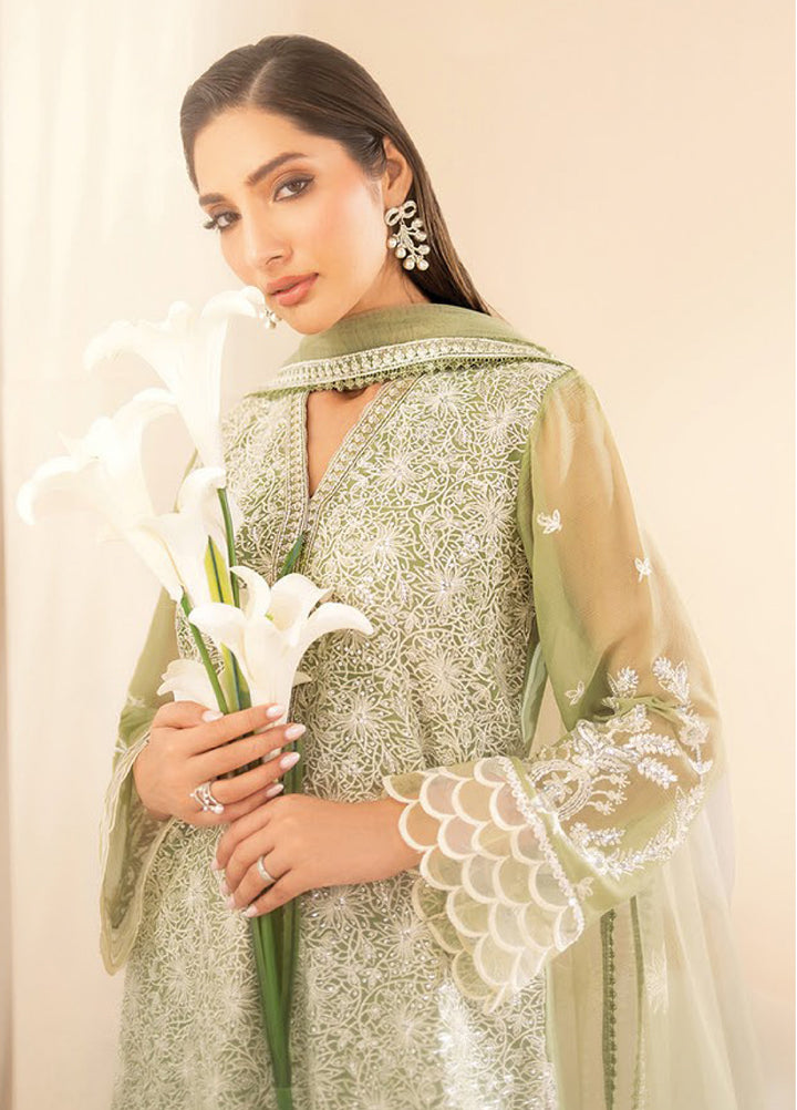 Xenia Formals Unstitched Embroidered Chiffon 3 Piece Suits XE25FU D-04 Nora - Formal Collection