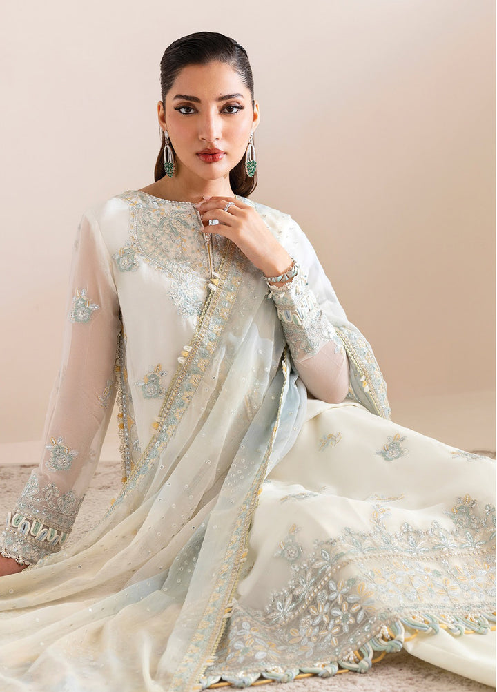 Xenia Formals Unstitched Embroidered Chiffon 3 Piece Suits XE25FU D-09 Nooria - Formal Collection