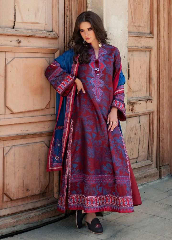 Lueur D Orient by Esmel Unstitched Viscose Suits 3 Piece EML25LW D-02 Althea - Winter Collection