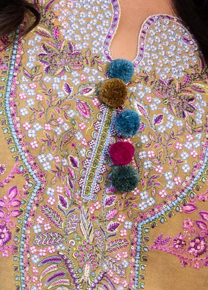 Lueur D Orient by Esmel Unstitched Crepe Suits 3 Piece EML25LW D-08 Aurelis - Winter Collection