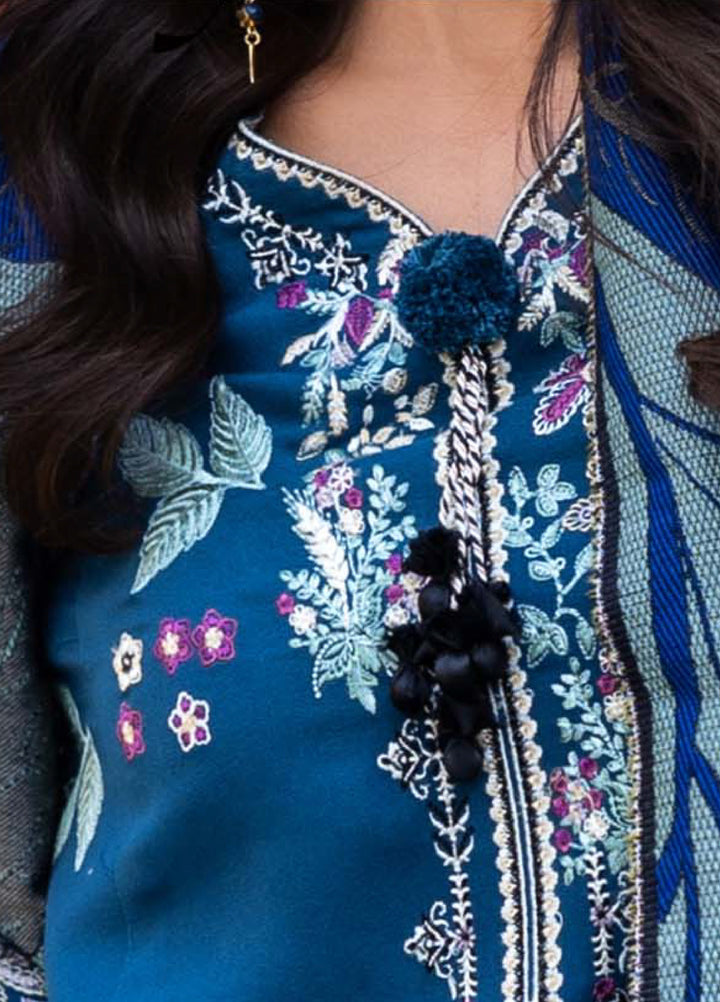 Lueur D Orient by Esmel Unstitched Crepe Suits 3 Piece EML25LW D-07 Veyra - Winter Collection