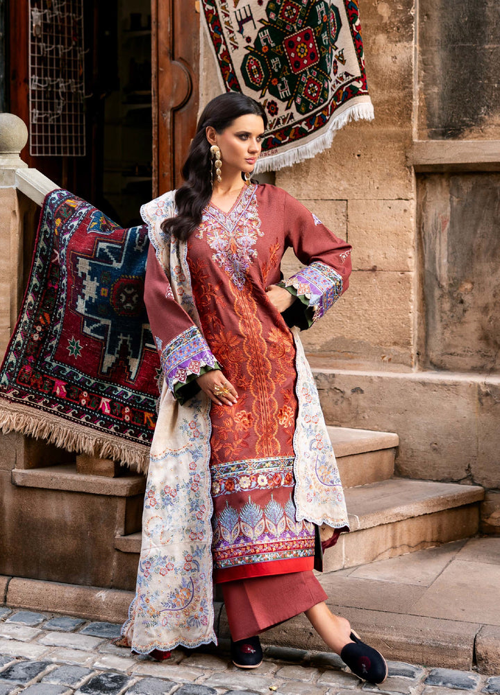 Lueur D Orient by Esmel Unstitched Karandi Suits 3 Piece EML25LW D-10 Eira - Winter Collection