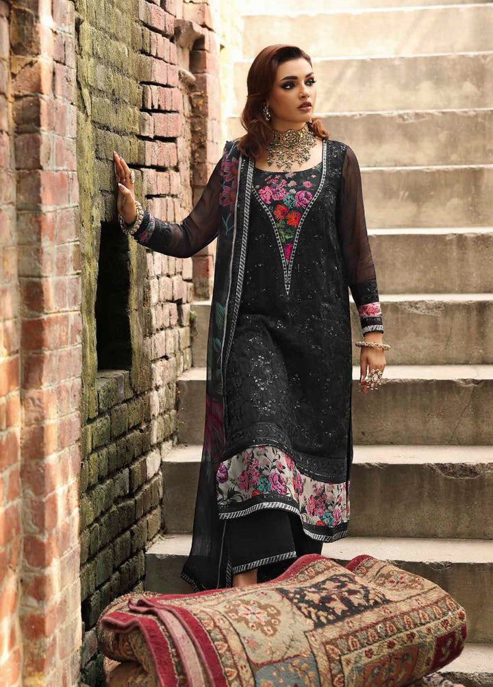 Vasal by Charizma Embroidered Chiffon Suits Unstitched 3 Piece CRZ25VW VSL25-33 - Formals