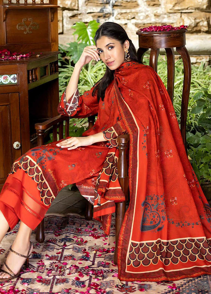 A Red Affair By Gul Ahmed Printed Lawn Suits Unstitched 3 Piece GA23RA CL-32252 - Summer Collection