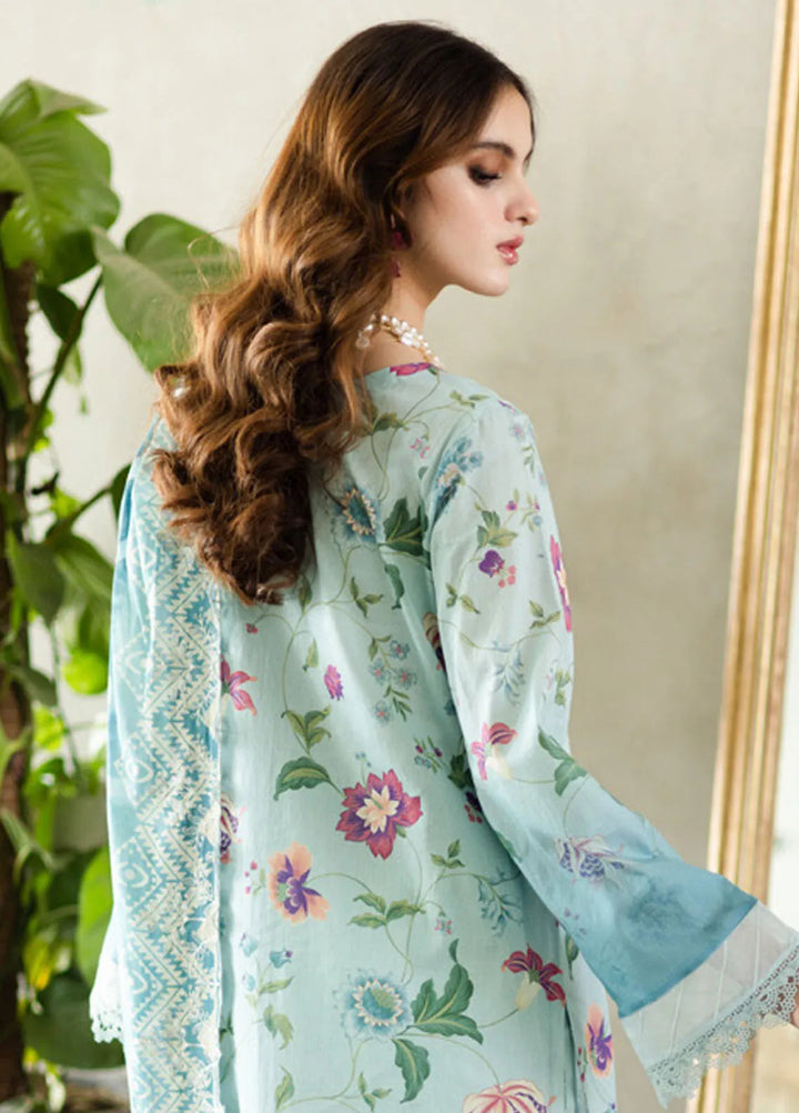 Aafreen by Riaz Arts Embroidered Lawn Suits Unstitched 3 Piece RA25AE AF-166 - Summer Collection