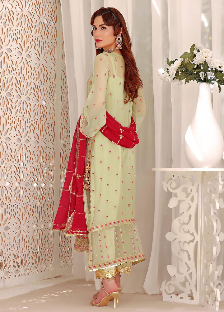 Aaina By Awwal Embroidered Chiffon Suits Unstitched 3 Piece AW23A D-05 Sahal - Luxury Collection