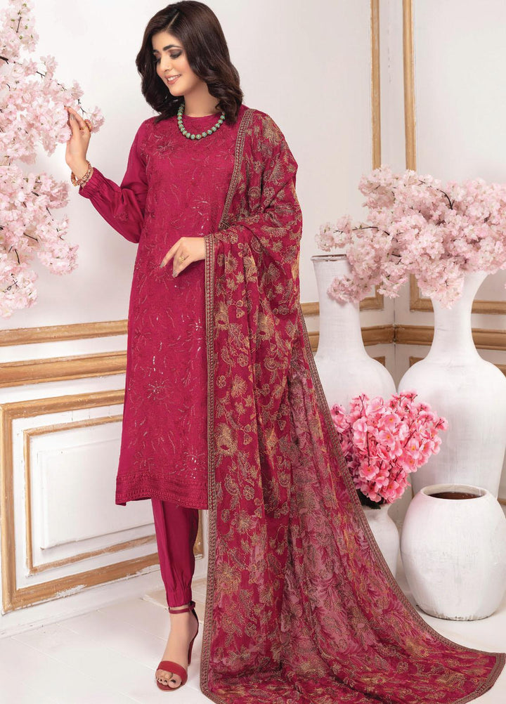 Aalaya Embroidered Lawn Suits Unstitched 3 Piece ALY22EL D-01 - Premium Collection