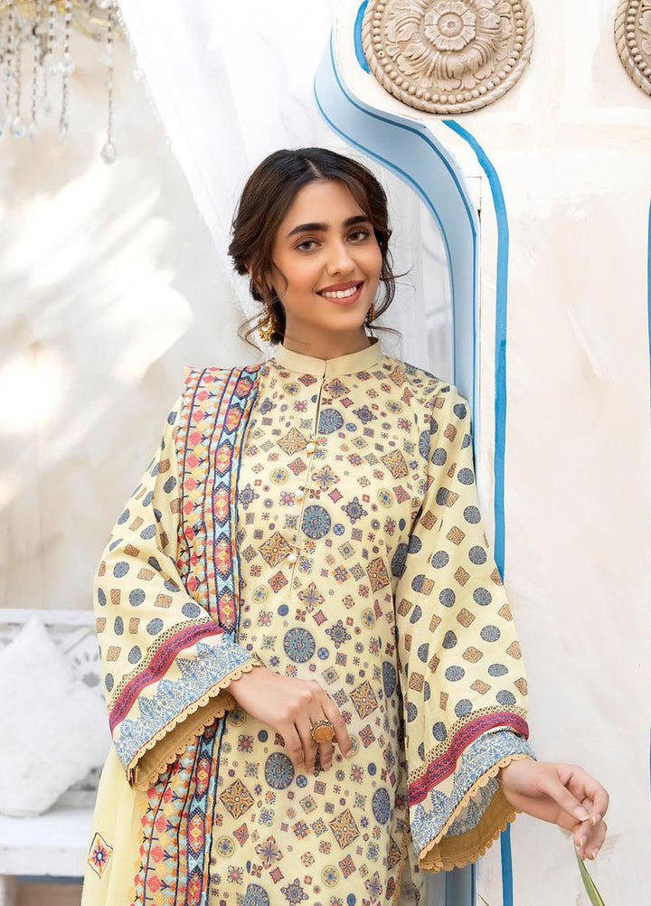 Aalaya Printed Lawn Suits Unstitched 3 Piece ALY22PL D-03 - Premium Collection