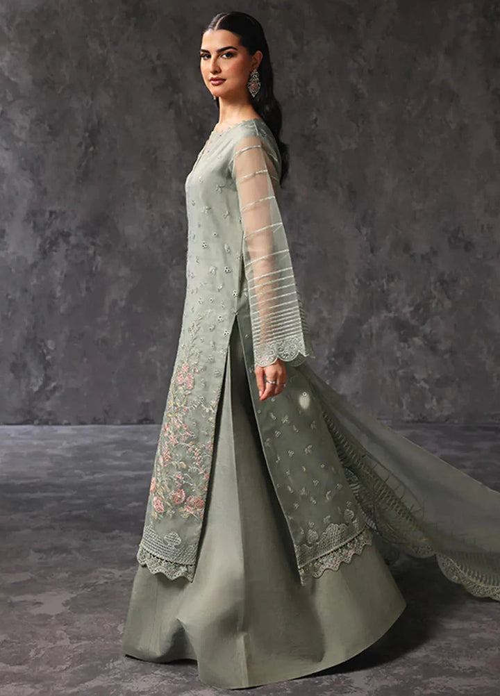 Aatish By Saffron Embroidered Organza Suit Unstitched 4 Piece SFR24A D-03 Sehar-e-Shama - Formal Collection