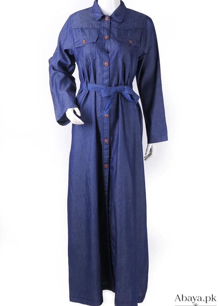 Abaya pk Pret Core Denim Abaya ABA22C DENIM HALE