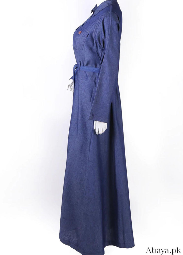 Abaya pk Pret Core Denim Abaya ABA22C DENIM HALE
