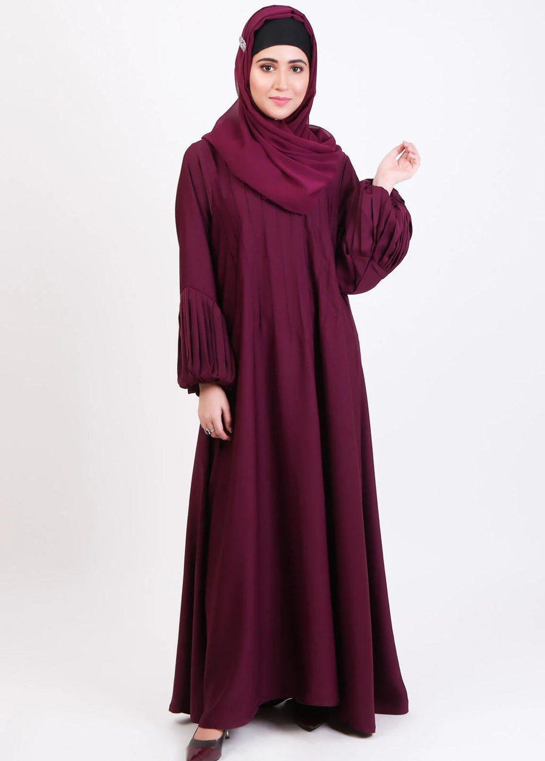 Abaya pk Casual Nida Stitched Abaya ABA22C Arfaanah