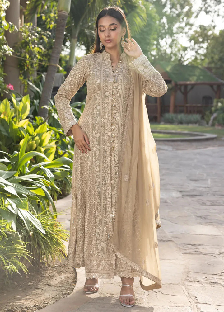 Adams Couture Pret Embroidered Chiffon 3 Piece Suit Shahnoor