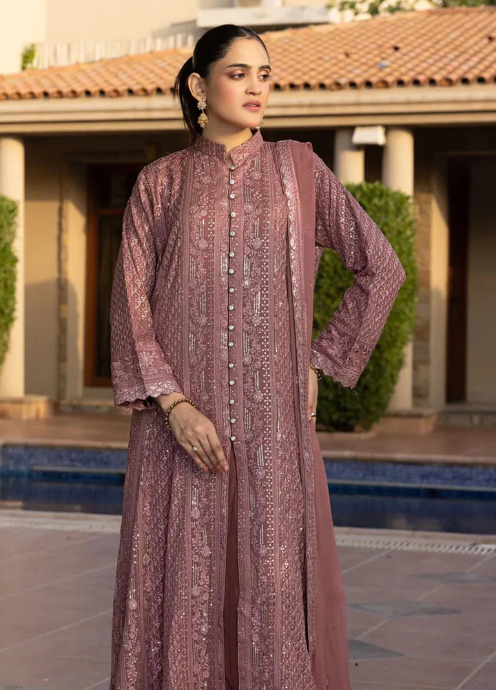 Adams Couture Pret Embroidered Chiffon 3 Piece Suit Surtaal
