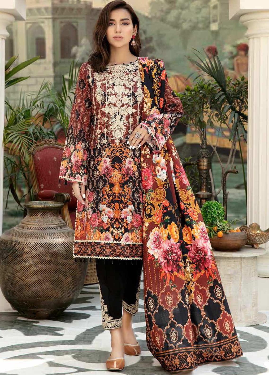 Adan's Libas Serene Luxury Lawn Dress main image 1