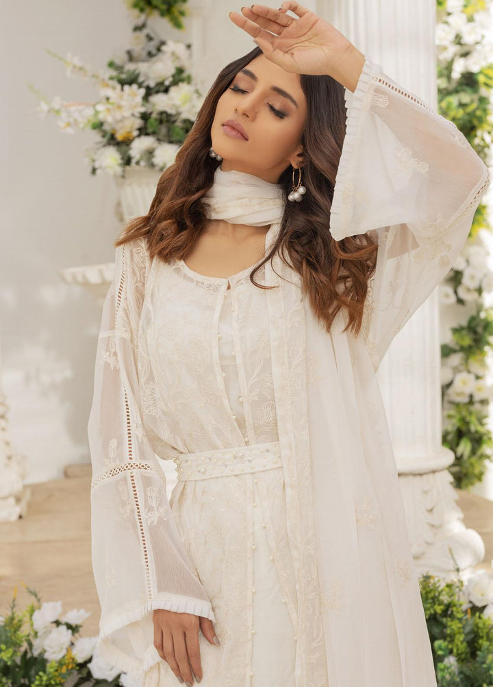 Afreen By Shamooz Embroidered Chiffon Suits Unstitched 3 Piece SHM23A SU-047 Lalit - Festive Collection