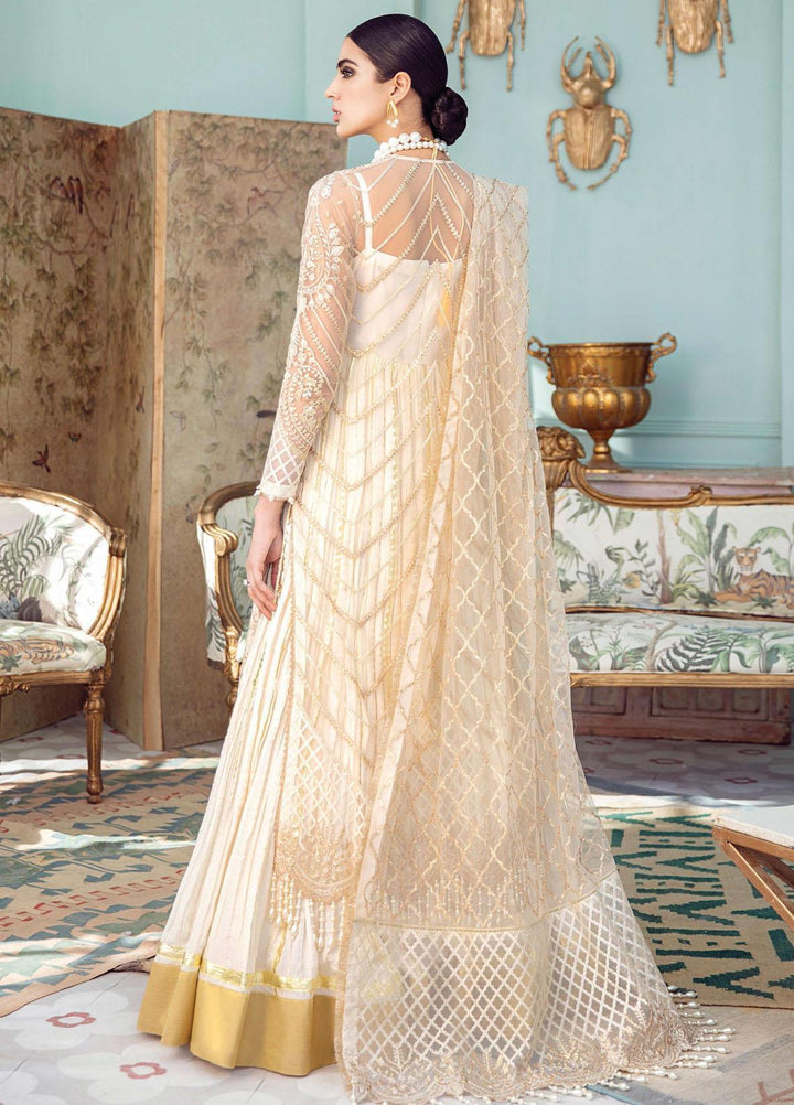 Afrozeh Embroidered Chiffon Suits Unstitched 3 Piece AF21LF 04-WHISPER - Summer Collection