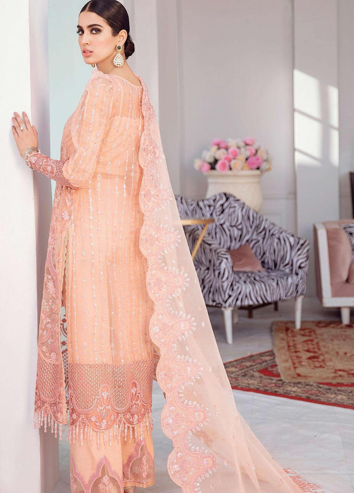 Afrozeh Embroidered Organza Suits Unstitched 3 Piece AF21LF 06-VIVA GLAM - Summer Collection