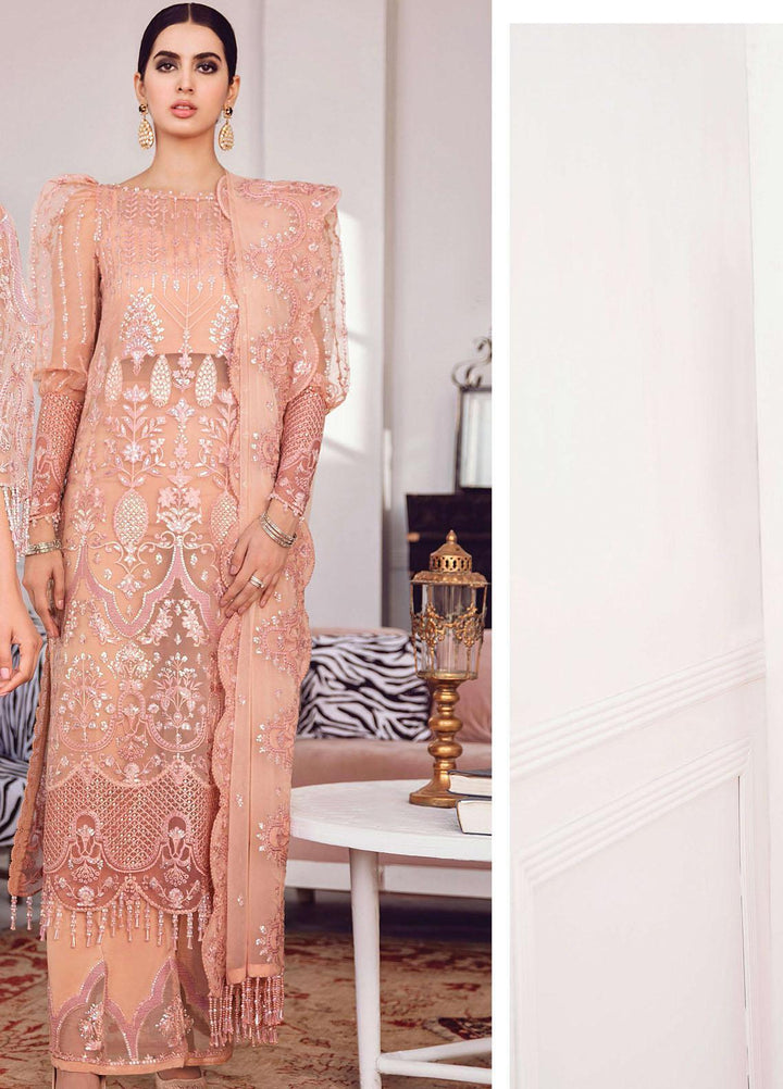 Afrozeh Embroidered Organza Suits Unstitched 3 Piece AF21LF 06-VIVA GLAM - Summer Collection