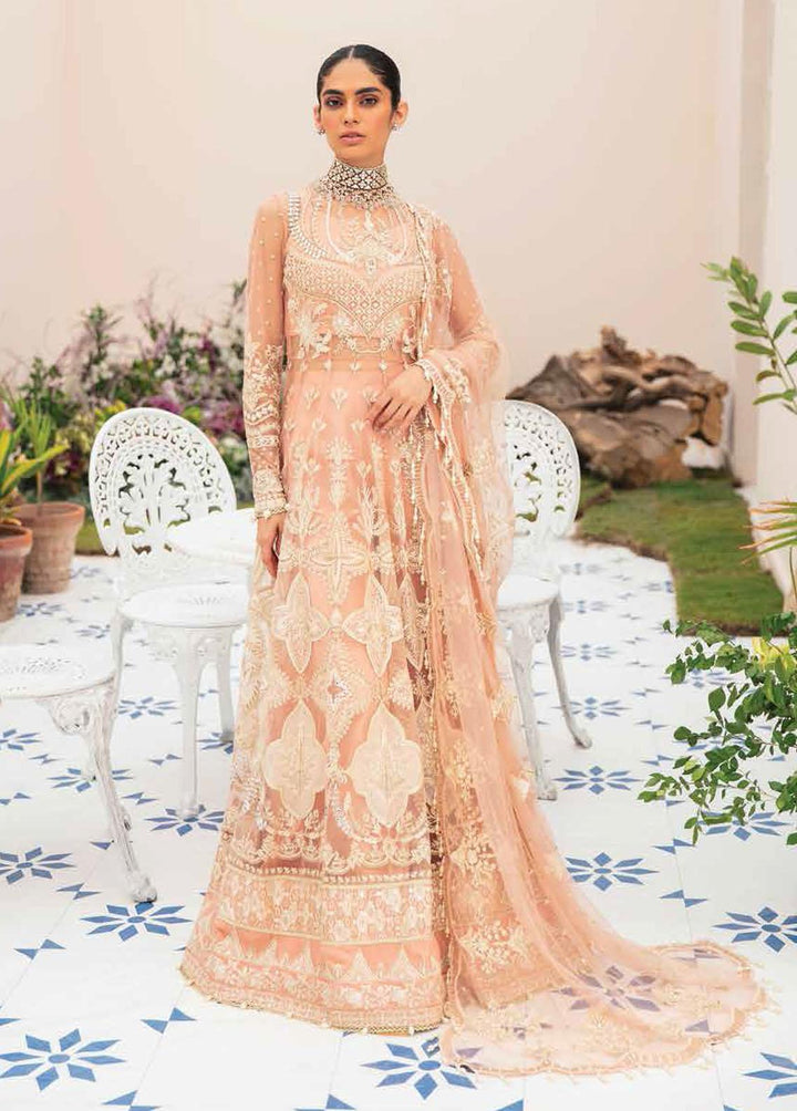 La Fuschsia By Afrozeh Embroidered Net Suits Unstitched 3 Piece AF23LF 007 Sophie - Festive Collection