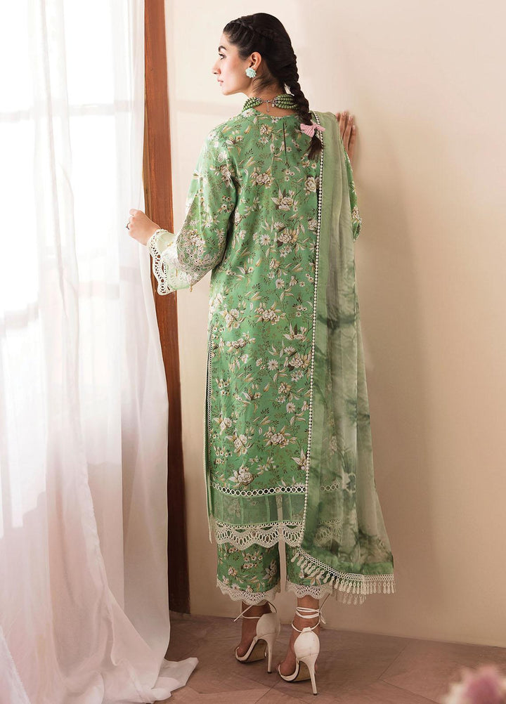 Afrozeh Embroidered Lawn Suits Unstitched 3 Piece AF23P Jade - Summer Collection