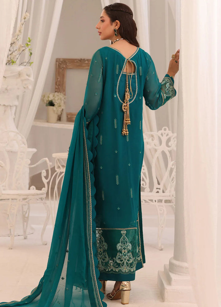 Afsana By Sheen Embroidered Chiffon Suit Unstitched 4 Piece SSL24A SLUA07 Bahar - Formal Collection