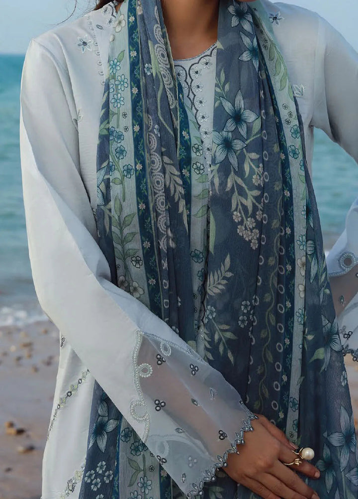 Afsanah by Seran Embroidered Lawn Suit Unstitched 3 Piece SRN25AS D-01 Maisa - Summer Collection