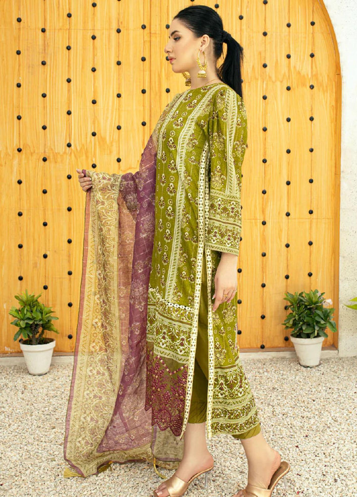 Afsaneh By AY Textile Embroidered Lawn Suits Unstitched 3 Piece AYT24A AY-011 - Spring / Summer Collection