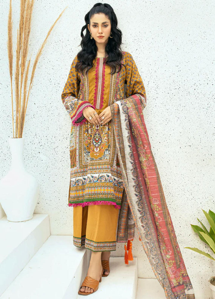 Afsaneh By AY Textile Embroidered Lawn Suits Unstitched 3 Piece AYT24A AY-013 - Spring / Summer Collection