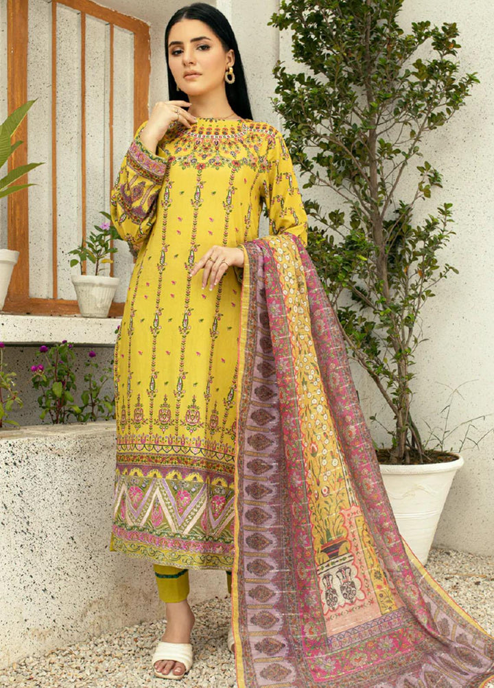 Afsaneh By AY Textile Embroidered Lawn Suits Unstitched 3 Piece AYT24A AY-015 - Spring / Summer Collection