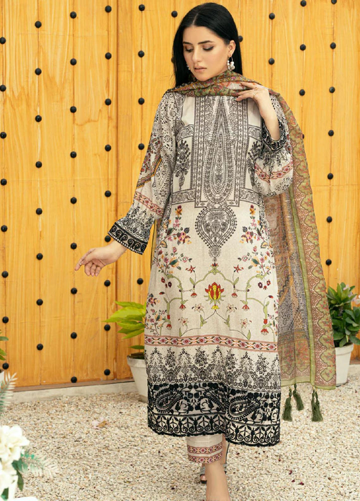 Afsaneh By AY Textile Embroidered Lawn Suits Unstitched 3 Piece AYT24A AY-017 - Spring / Summer Collection