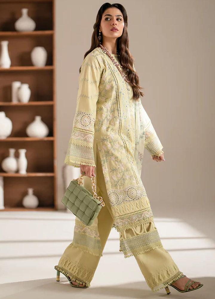 Aghaaz by Azzal Embroidered Lawn Suits Unstitched 3 Piece AZZ24AG Jehaan - Summer Collection