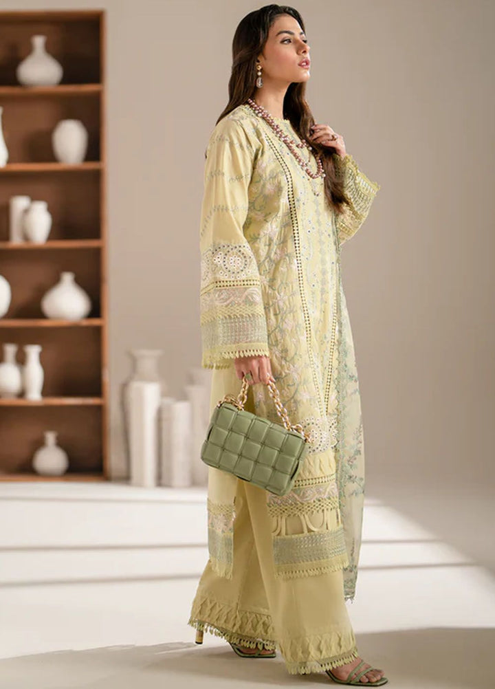 Aghaaz by Azzal Embroidered Lawn Suits Unstitched 3 Piece AZZ24AG Jehaan - Summer Collection
