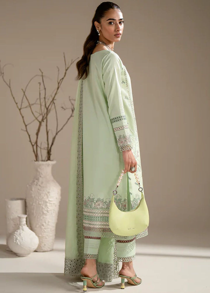 Aghaaz by Azzal Embroidered Lawn Suits Unstitched 3 Piece AZZ24AG Mehak - Summer Collection
