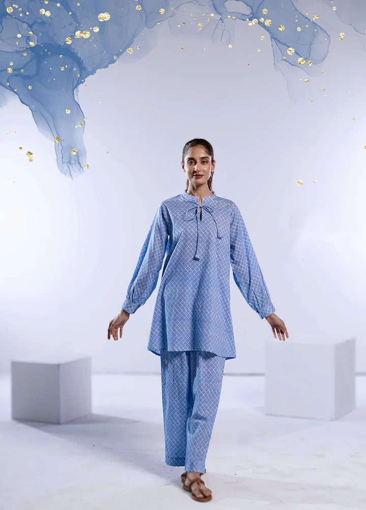 Ahlam by Safa Textiles Pret Cambric 2 Piece Suit Galaxy