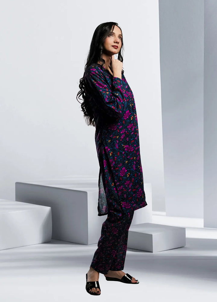 Ahlam by Safa Textiles Pret Cambric 2 Piece Suit Lavender Breeze