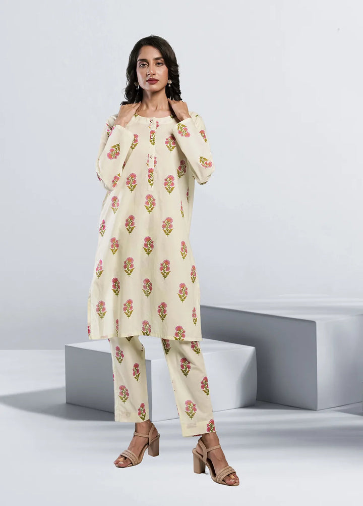 Ahlam by Safa Textiles Pret Cambric 2 Piece Suit Mogul