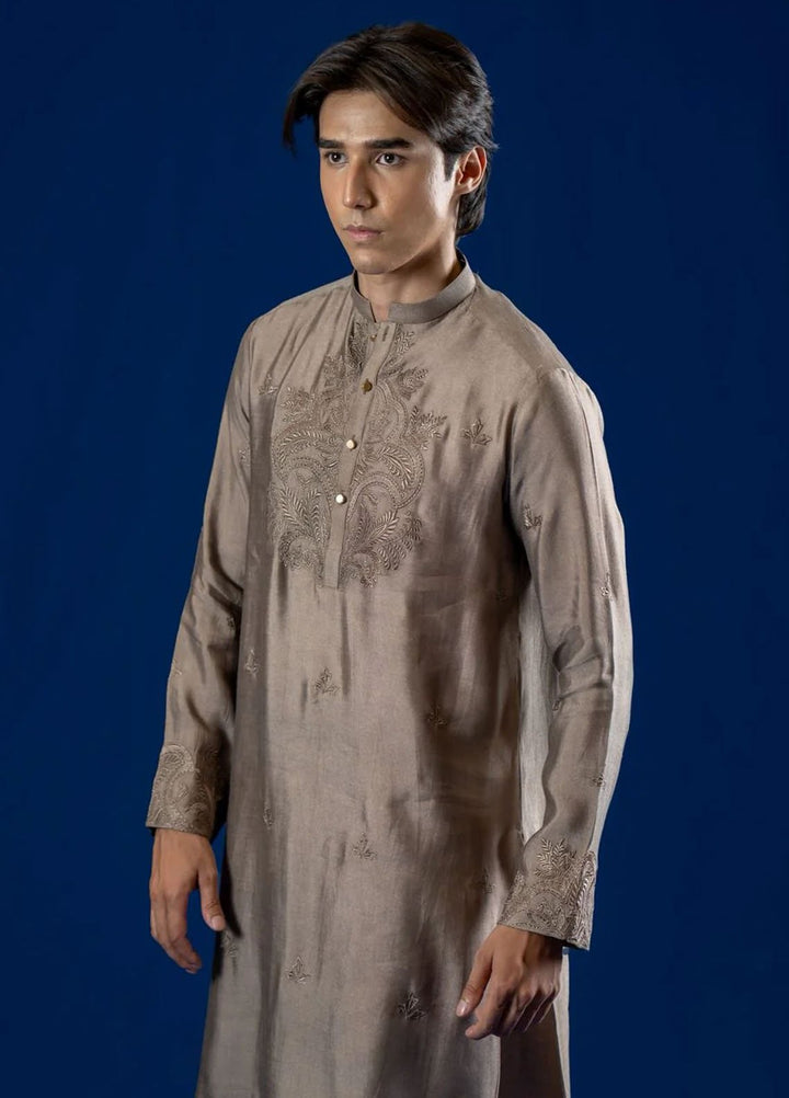 Ahmad Raza Embroidered Kurta Pajama Cotton AR5175