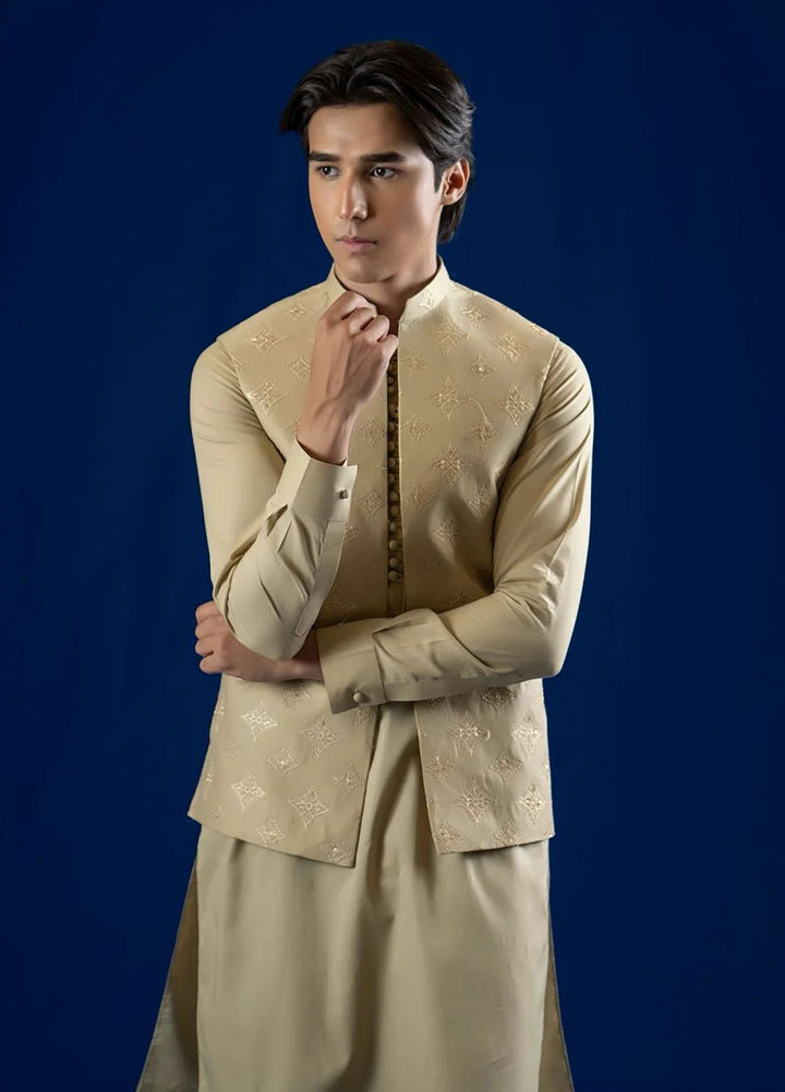 Ahmad Raza Embroidered Kurta Pajama Cotton AR5176