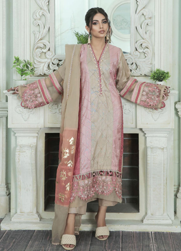 AJR Couture - Abbas Jamil Rajpoot Luxury Pret   3 Piece Suit JADE LXP-10