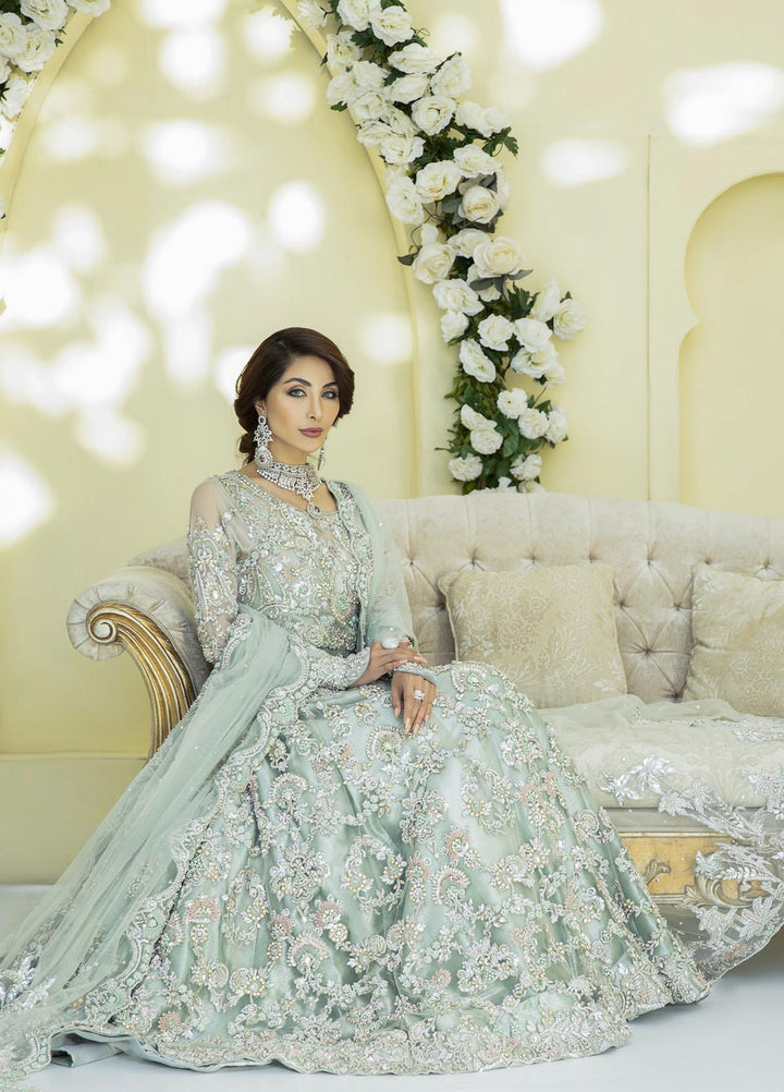 AJR Couture - Abbas Jamil Rajpoot Luxury Pret Bridal Net 2 Piece Dress AJR22BRD IRENE