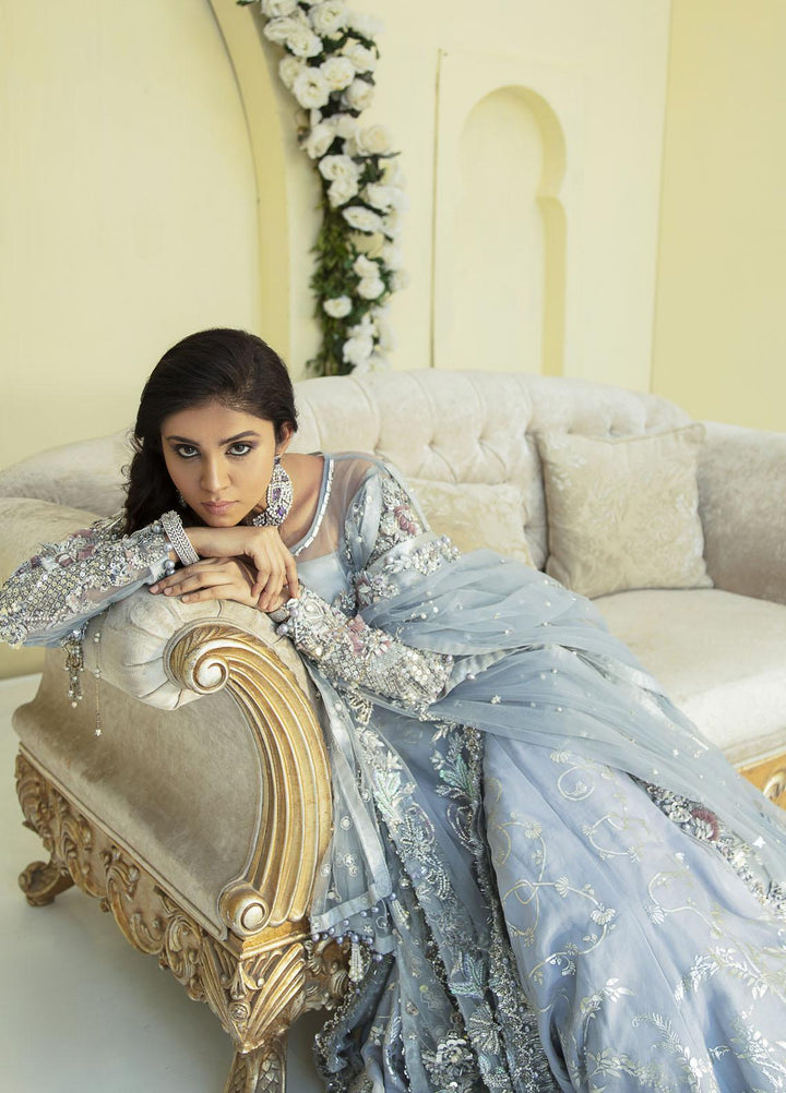 AJR Couture - Abbas Jamil Rajpoot Luxury Pret Bridal Net 2 Piece Dress AJR22BRD ZOEY