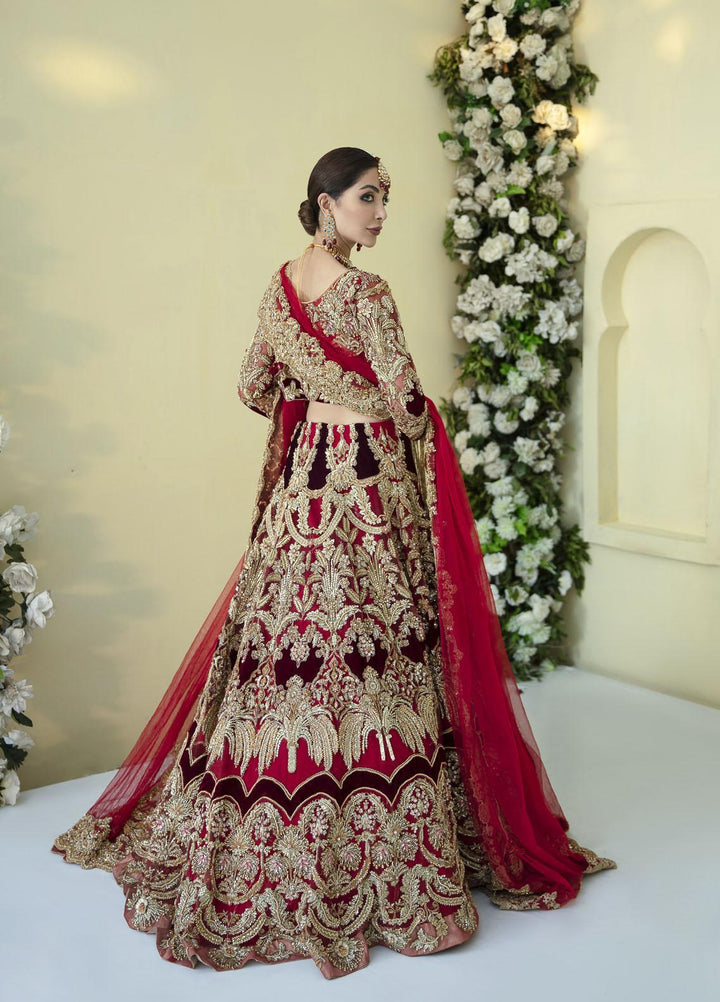AJR Couture - Abbas Jamil Rajpoot Luxury Pret Bridal Velvet 2 Piece Dress AJR22BRD NOORI