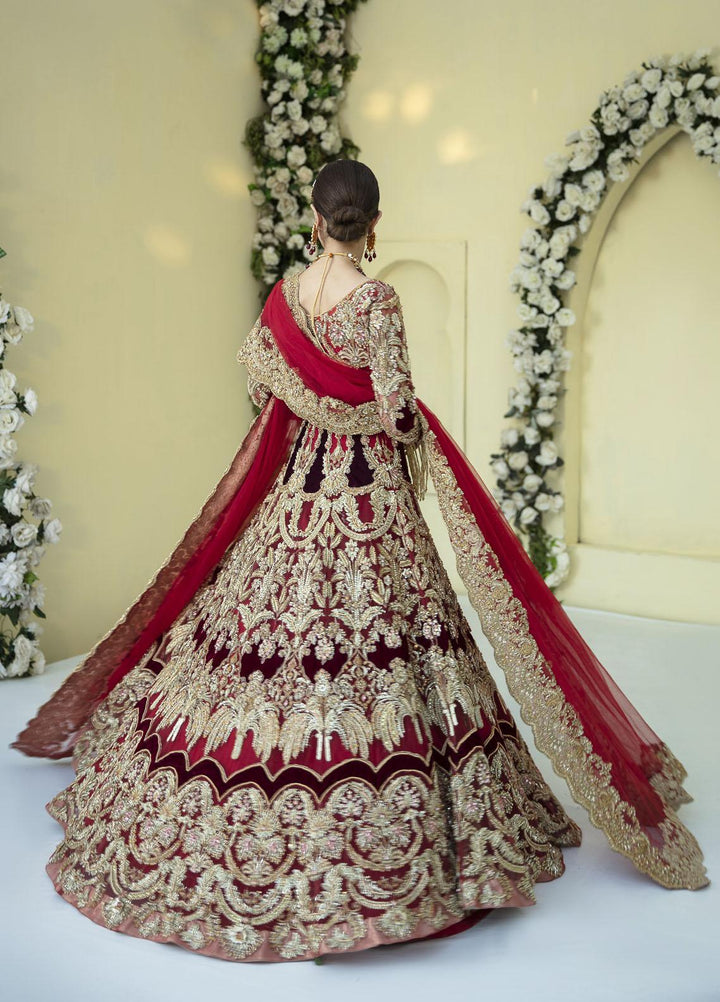 AJR Couture - Abbas Jamil Rajpoot Luxury Pret Bridal Velvet 2 Piece Dress AJR22BRD NOORI