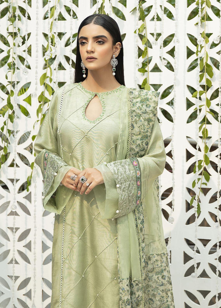 AJR Couture - Abbas Jamil Rajpoot Luxury Pret  Raw Silk 3 Piece Dress AJR21P LP-02 Lilly