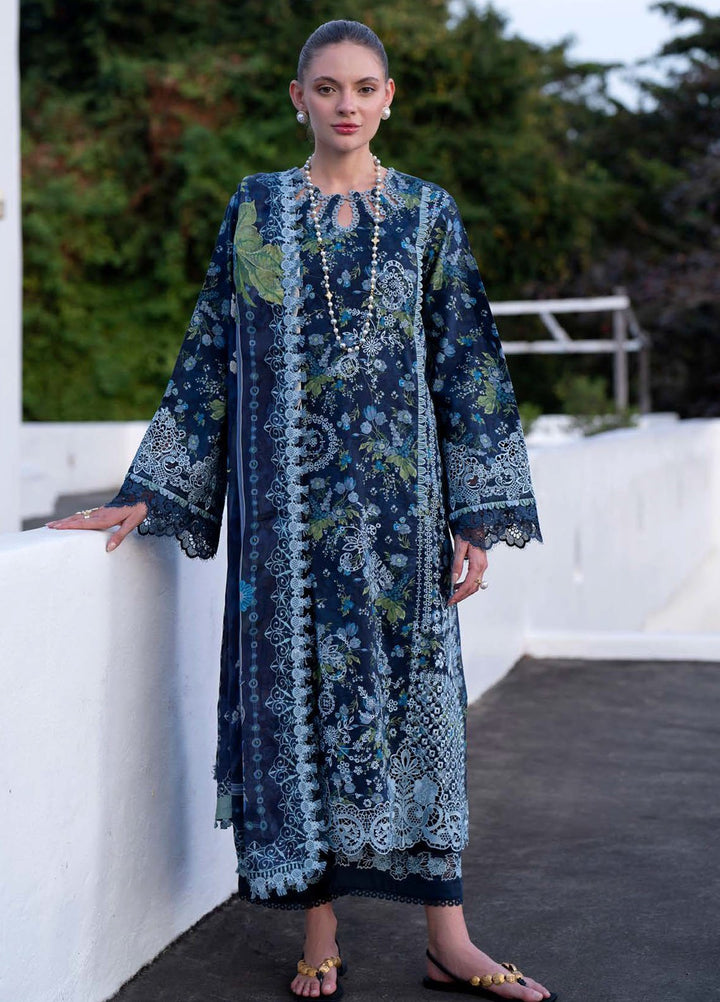 AJR Embroidered Lawn Suits Unstitched 3 Piece AJR25P PK-06 Eden - Summer Collection