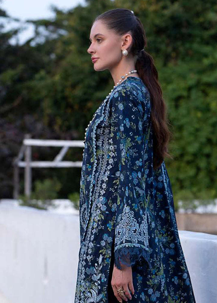 AJR Embroidered Lawn Suits Unstitched 3 Piece AJR25P PK-06 Eden - Summer Collection