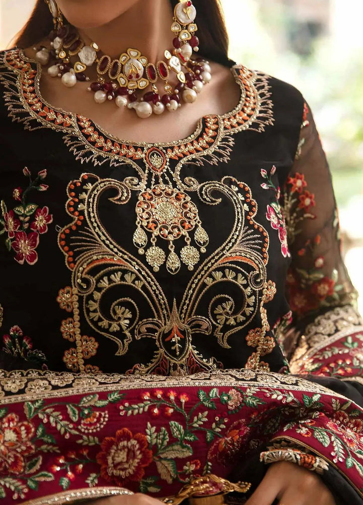 Akbar Aslam Pret Embroidered Organza 4 Piece Suit Amari